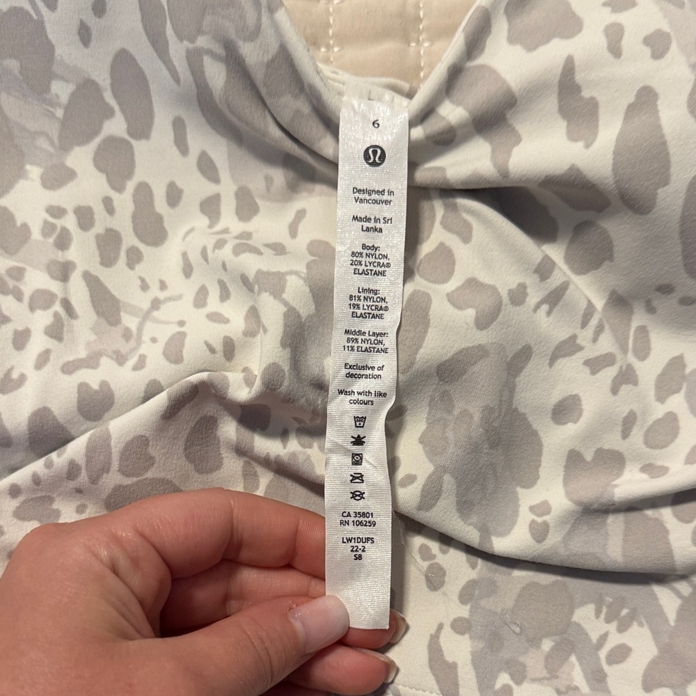 Lululemon Athletica Gray Patterned Align Tank Top - image 3